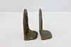 Pair of Antique Bronzed Iron "End of the Trail" Bookends (6)