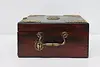 Victorian Antique Birch & Brass Jewelry or Keepsake Box (12)