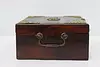 Victorian Antique Birch & Brass Jewelry or Keepsake Box (14)