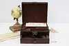 Victorian Antique Birch & Brass Jewelry or Keepsake Box (5)