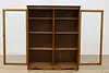 Victorian Antique Oak Office Library or Office Bookcase (5)