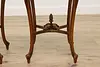 Pair French Vintage Rosewood & Marquetry Entry Hall Tables (16)