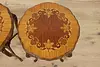 Pair French Vintage Rosewood & Marquetry Entry Hall Tables (24)