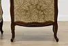 Pair of Vintage French Carved Walnut Fireplace Chairs (16)