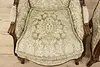 Pair of Vintage French Carved Walnut Fireplace Chairs (23)