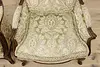 Pair of Vintage French Carved Walnut Fireplace Chairs (24)