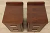 Pair Midcentury Modern Vintage Walnut Nightstands End Tables (5)