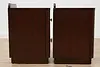 Pair Midcentury Modern Vintage Walnut Nightstands End Tables (9)