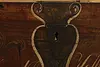 Norwegian Rosemaling Antique 1874 Pine Dowry Chest or Trunk (21)