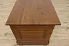 Farmhouse Antique Oak Store Counter Kitchen Island or Bar (13)