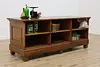 Farmhouse Antique Oak Store Counter Kitchen Island or Bar (3)