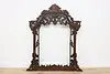 Renaissance Design Carved Mahogany Salvage Wall Frame (8)