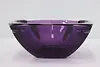 Irish Waterford Vintage Metra Amethyst 12.5" Crystal Bowl (10)