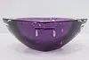 Irish Waterford Vintage Metra Amethyst 12.5" Crystal Bowl (9)