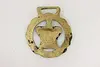 Horse Antique Brass Harness Medallion, Crown (2)