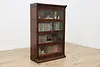 Arts & Crafts Antique Lawyer 4 Stack Office Bookcase, GRM (2)