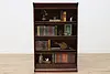 Arts & Crafts Antique Lawyer 4 Stack Office Bookcase, GRM (4)