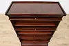 Arts & Crafts Antique Lawyer 4 Stack Office Bookcase, GRM (6)