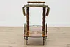 Italian Marquetry Vintage Rolling Bar, Tea or Dessert Cart (10)