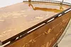 Italian Marquetry Vintage Rolling Bar, Tea or Dessert Cart (20)