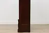 Victorian Eastlake Antique Carved Walnut Bookcase & Display (14)