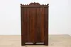 Victorian Eastlake Antique Carved Walnut Bookcase & Display (15)