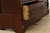 Victorian Eastlake Antique Carved Walnut Bookcase & Display (19)