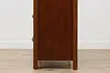 Art Deco Waterfall Vintage Walnut Tall Chest or Dresser (11)