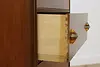 Art Deco Waterfall Vintage Walnut Tall Chest or Dresser (17)