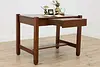 Arts & Crafts Mission Oak Antique Office Desk Library Table (3)