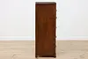 Art Deco Vintage Waterfall Highboy or Tall Chest, Broyhill (14)