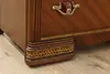 Art Deco Vintage Waterfall Highboy or Tall Chest, Broyhill (18)