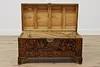 Chinese Vintage Carved Camphor Coffee Table, Trunk, Chest (4)