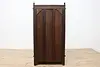 Victorian Antique Carved Walnut Bookcase or Bath Cabinet (16)