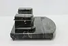 Art Deco Italian Antique Nero Portoro Marble Desktop Inkwell (11)