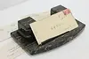 Art Deco Italian Antique Nero Portoro Marble Desktop Inkwell (2)