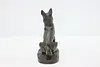 German Shepherd Dog Playing Fetch Vintage Sculpture J. Spouse (5)