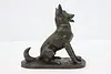 German Shepherd Dog Playing Fetch Vintage Sculpture J. Spouse (6)