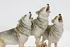 Howling Wolf Dawn Chorus Statue Vintage Sculpture, Sherwin (4)