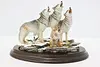 Howling Wolf Dawn Chorus Statue Vintage Sculpture, Sherwin (5)