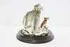 Howling Wolf Dawn Chorus Statue Vintage Sculpture, Sherwin (8)