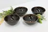 Mackenzie Set of 4 Vintage Painted Art Pottery Bowls (2)