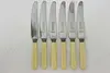 Set of 6 Antique English Dinner Knives, Bakelite Handles (3)