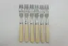 Sheffield Antique 12 Pc Forks & Knives Set, Bakelite Handles (3)