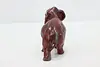 Trumpeting Elephant Vintage Red Iron Sculpture (4)