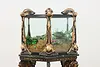 Sea Horse Aquarium Vintage Bronze & Marble Terrarium, Jewel (16)