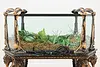 Sea Horse Aquarium Vintage Bronze & Marble Terrarium, Jewel (20)