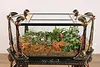 Sea Horse Aquarium Vintage Bronze & Marble Terrarium, Jewel (5)