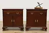 Pair of Vintage Mahogany Nightstands or End Tables, Baker (2)