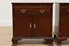 Pair of Vintage Mahogany Nightstands or End Tables, Baker (8)